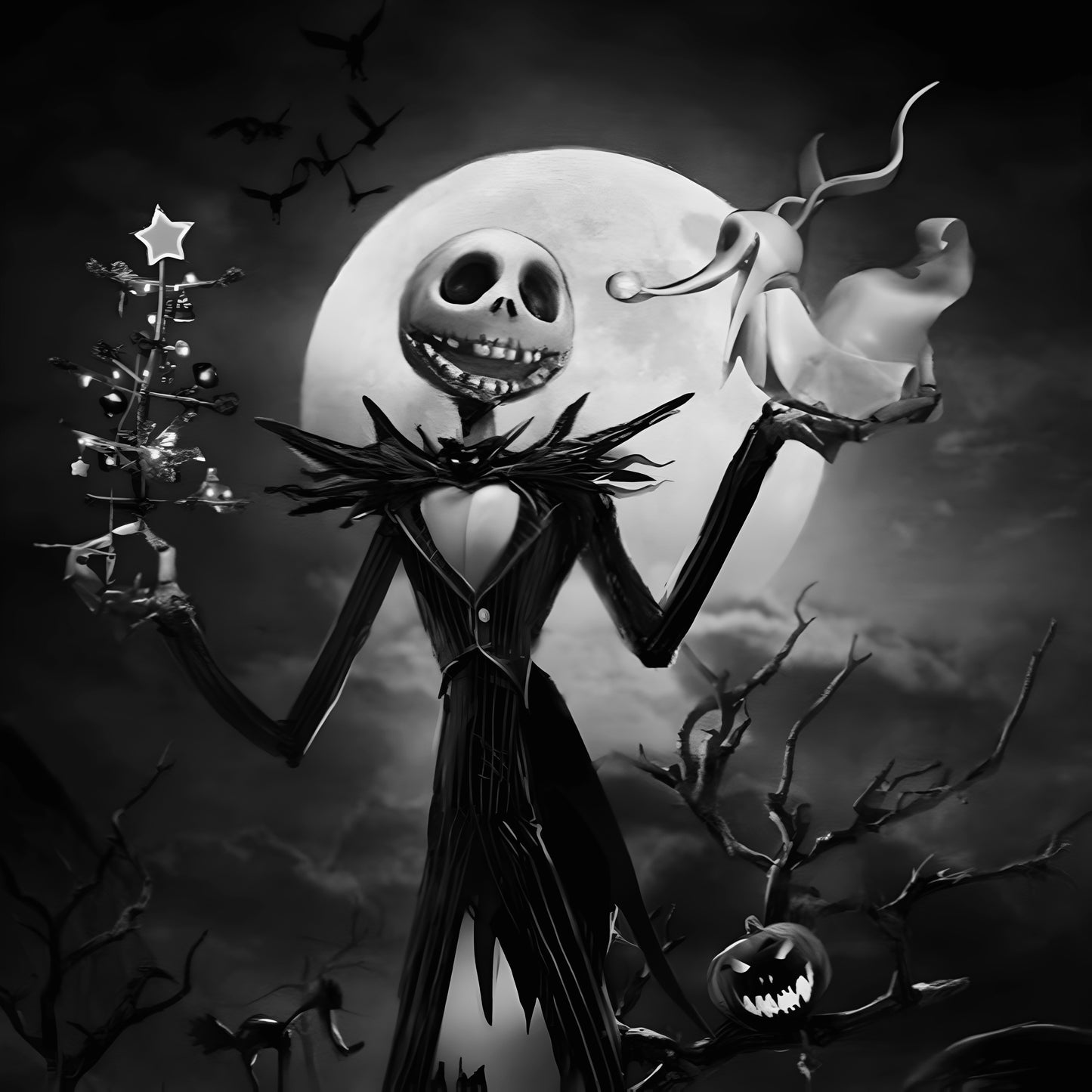Nightmare Before Christmas #3 - Glow In The Dark Sticker