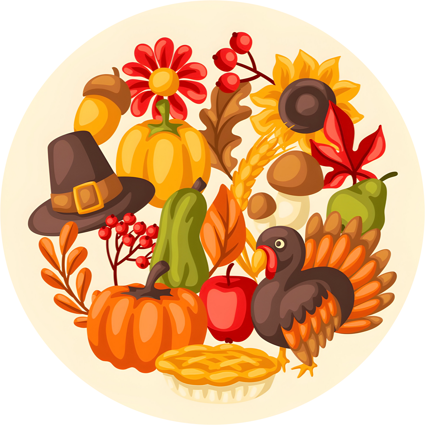 Cartoon Thanksgiving Turkey #5