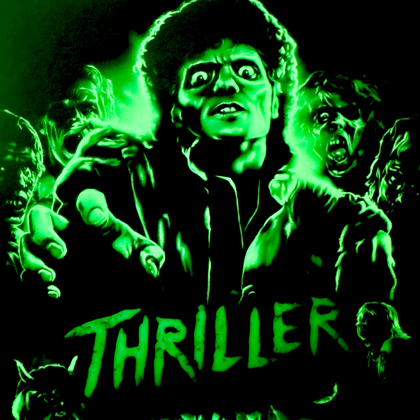 Thriller - Glow In The Dark Sticker