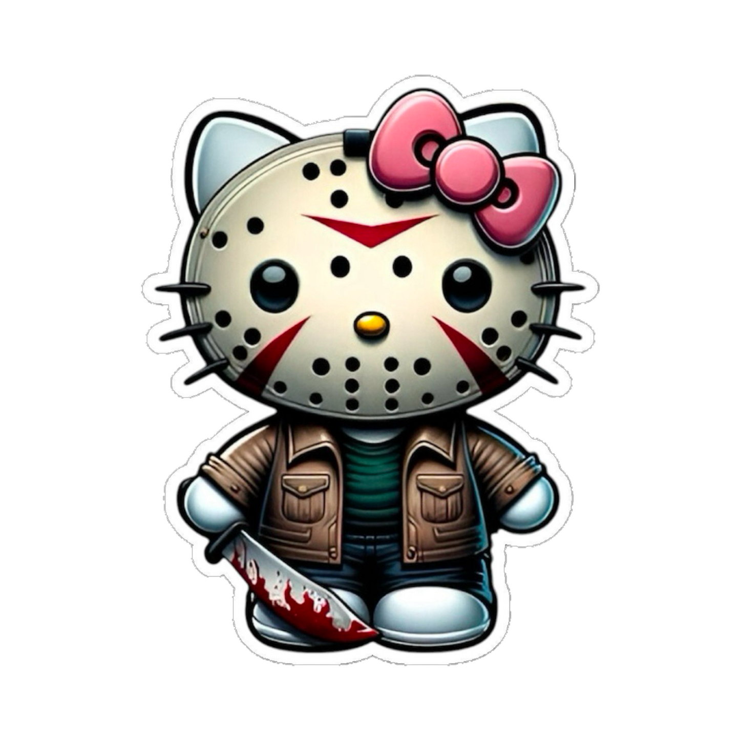 Scary Hello Kitty - Jason Voorhees