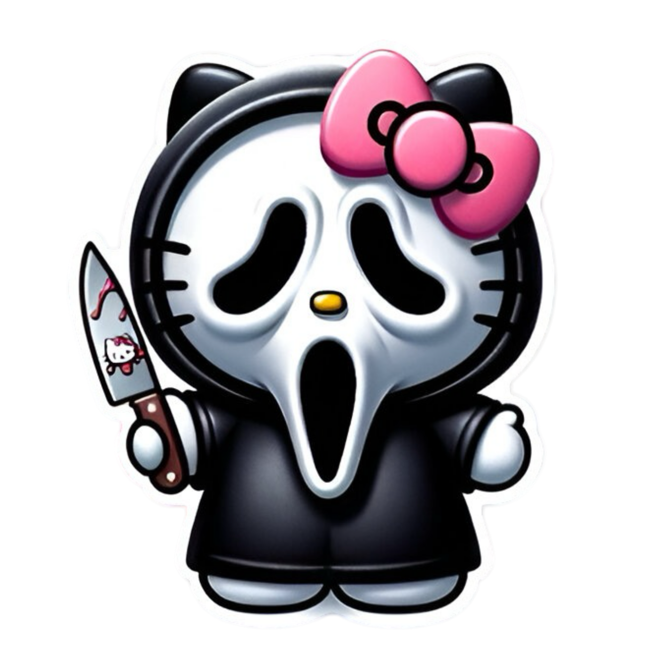 Scary Hello Kitty - Ghostface