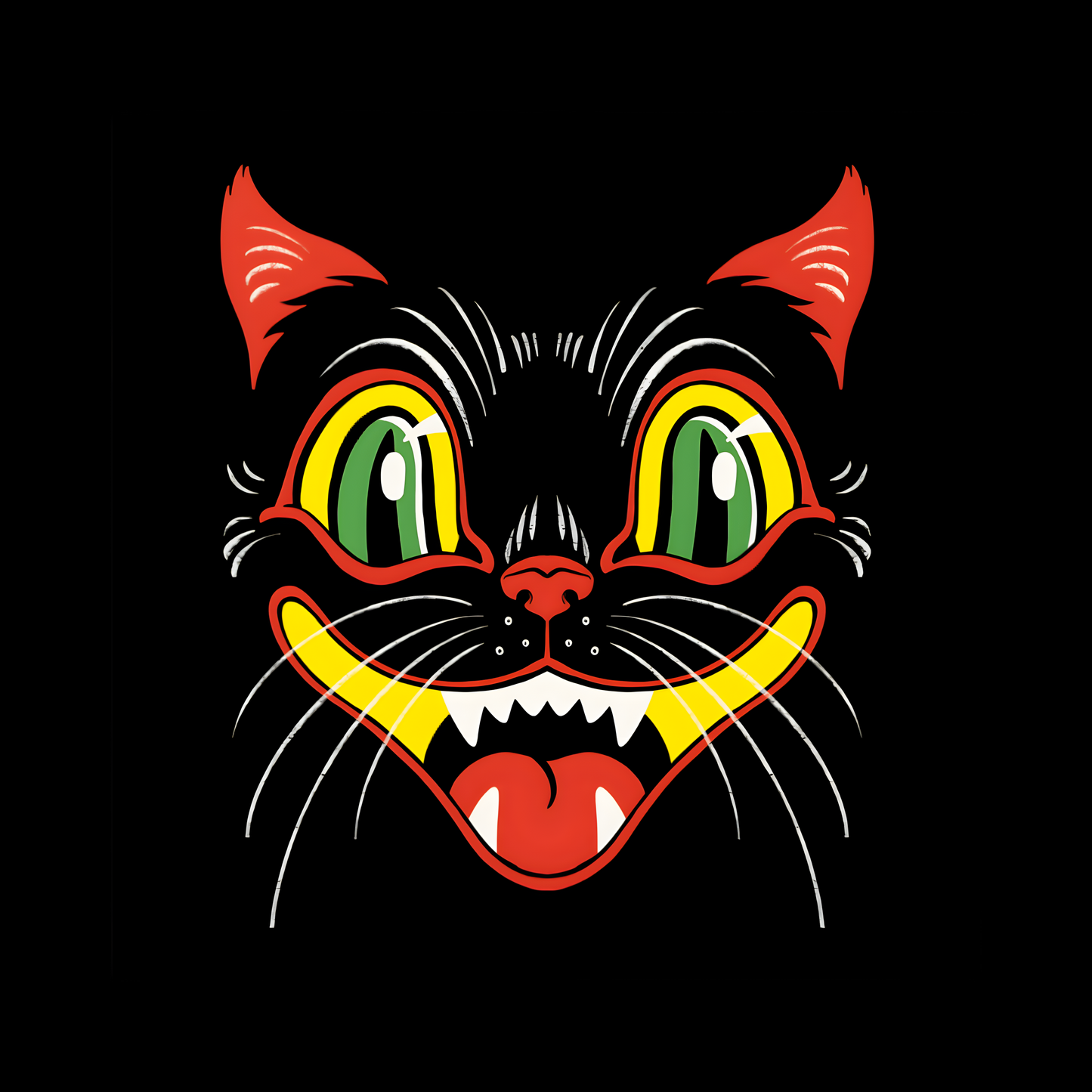 Vintage Halloween Black Cat #2