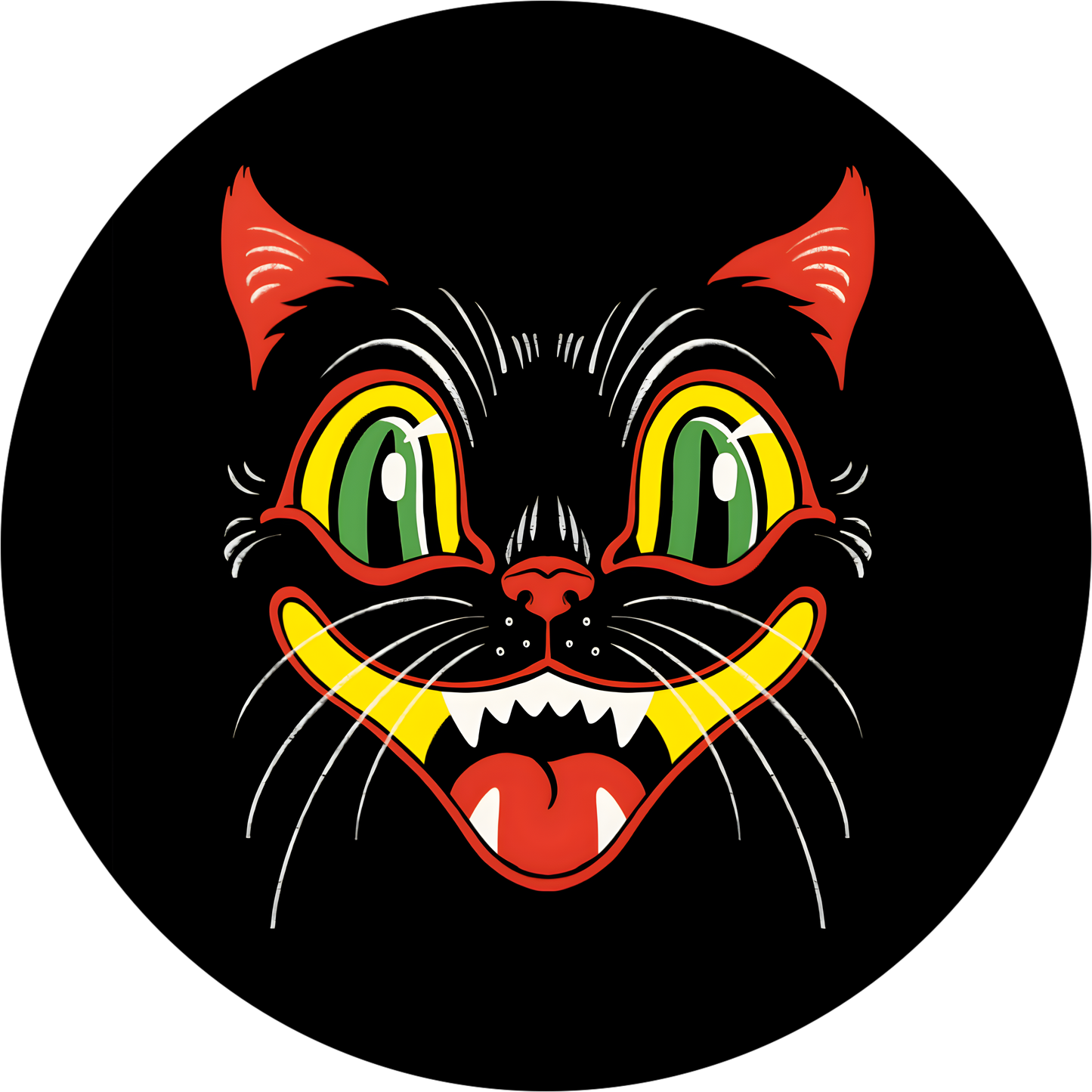 Vintage Halloween Black Cat #2