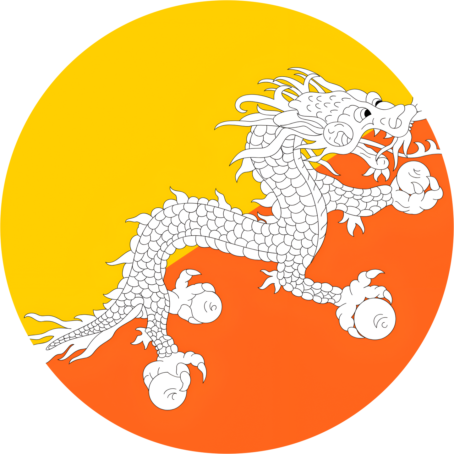 Bhutan Flag