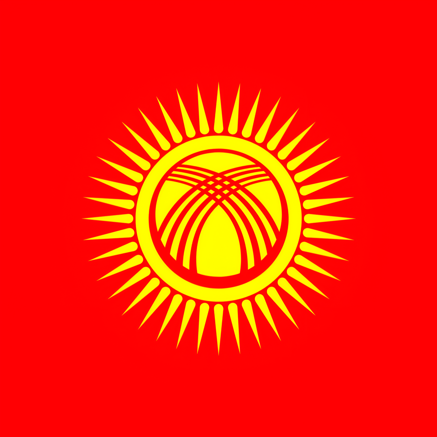 Kyrgyzstan Flag