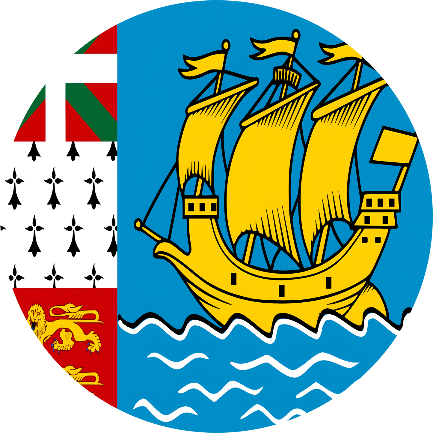 Saint Pierre and Miquelon Flag