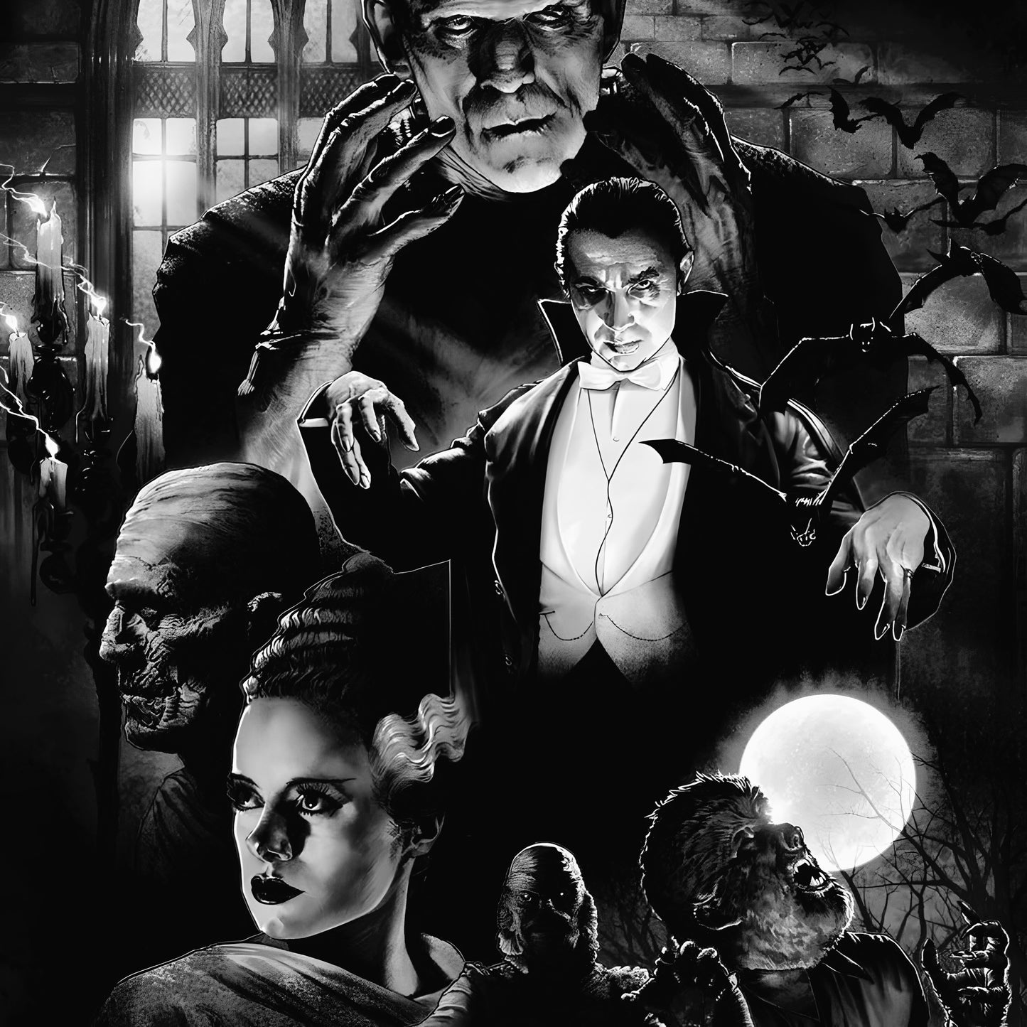 Universal Classic Monsters #2 - Glow In The Dark Sticker