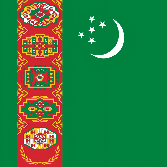 Turkmenistan Flag