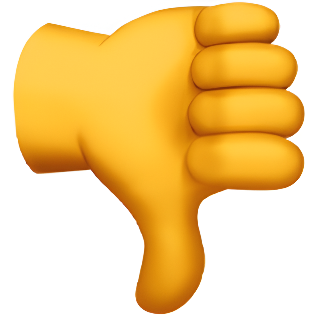 Thumbs Down Emoji