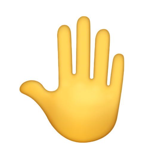 Raised Hand Emoji