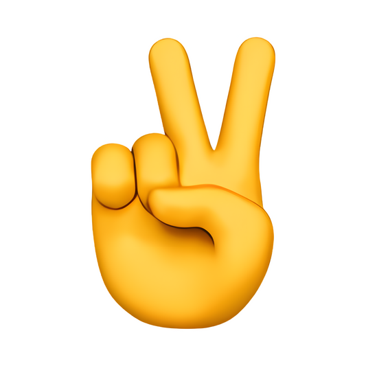 Peace Hand Emoji