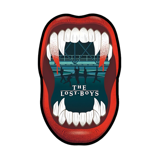 The Lost Boys Fangs & Mouth - Die Cut Sticker