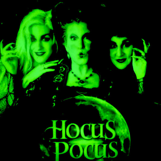 Hocus Pocus - Glow In The Dark Sticker