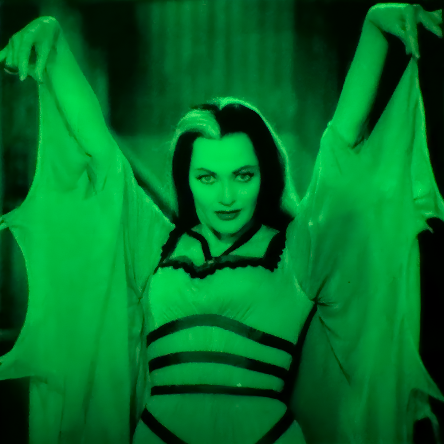 Lily Munster - Glow In The Dark Sticker