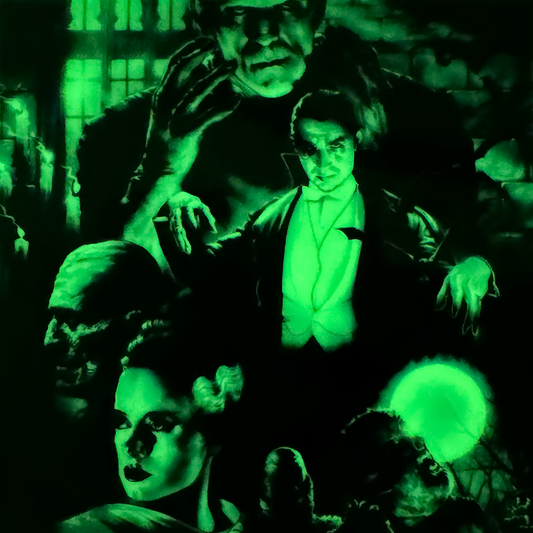 Universal Classic Monsters #2 - Glow In The Dark Sticker