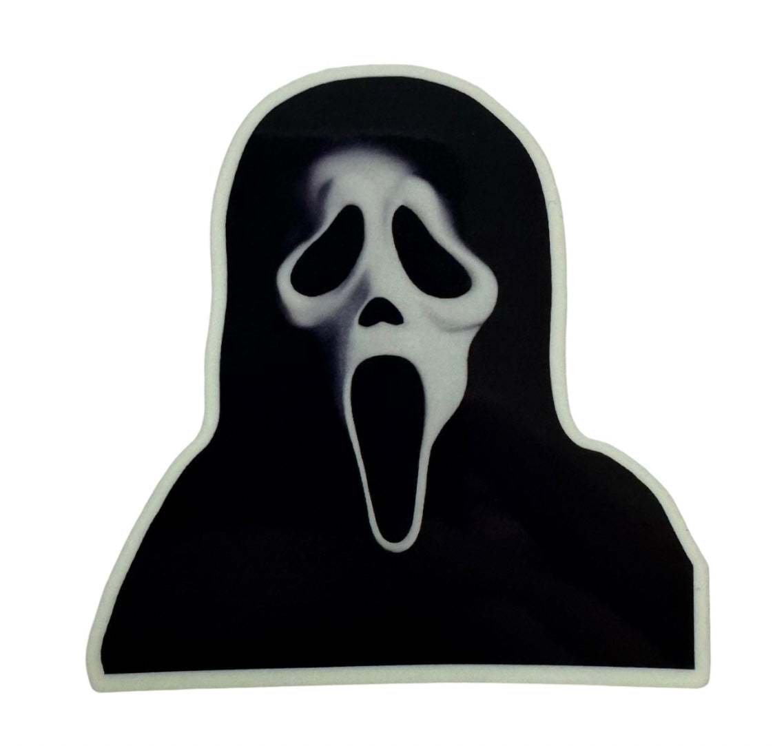 Scream - Glow In The Dark Sticker