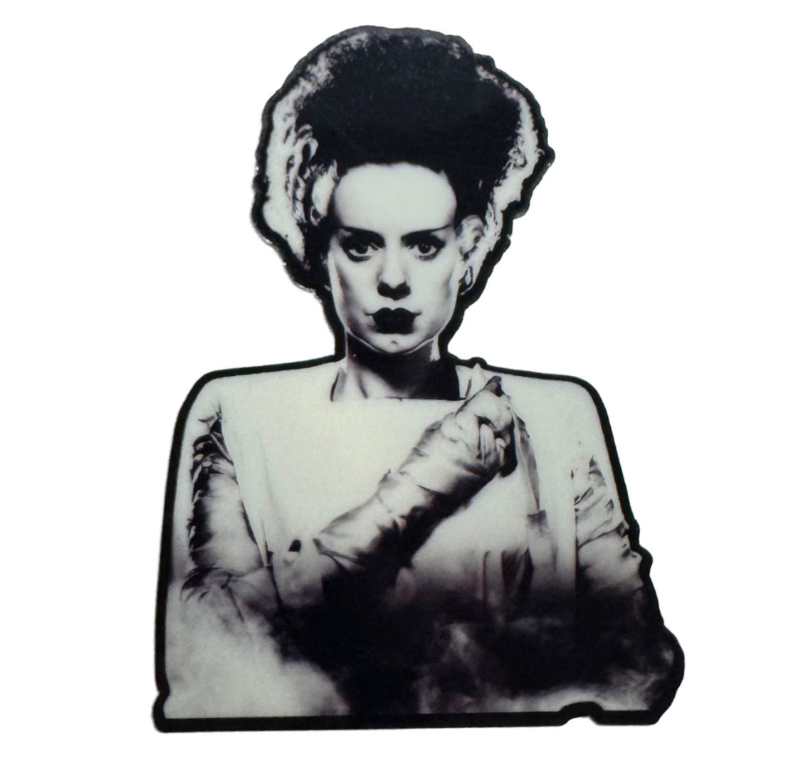 Universal Classic Bride Of Frankenstein - Glow In The Dark Sticker