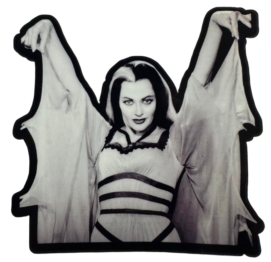 Lily Munster - Glow In The Dark Sticker