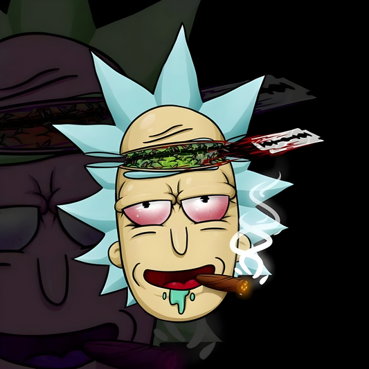 Rick & Morty Head Split 420