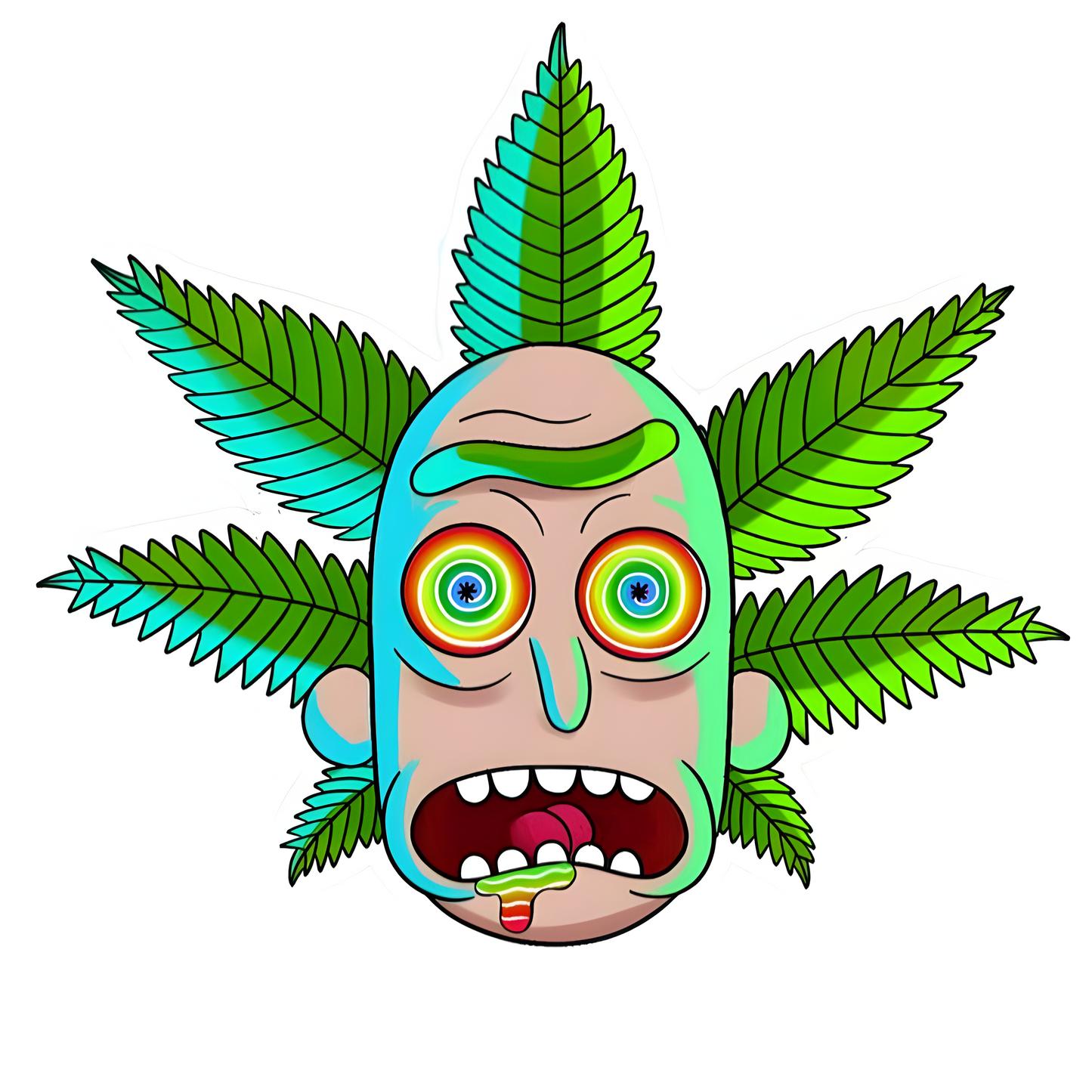 Rick & Morty 420 Leaf