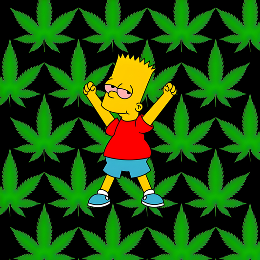 Bart Simpson 420 Leaves