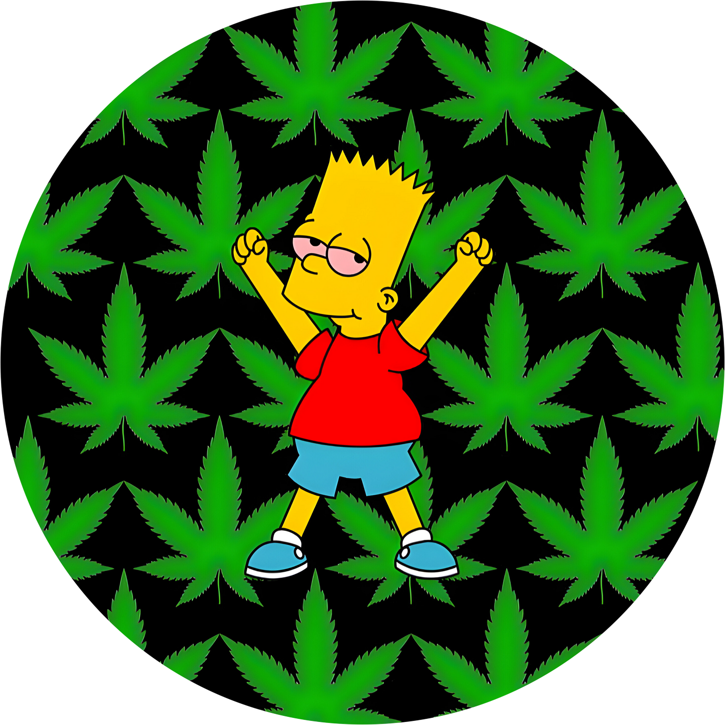 Bart Simpson 420 Leaves