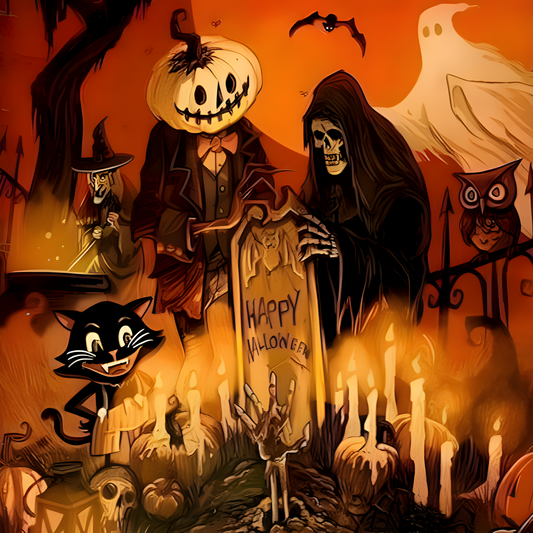 Happy Halloween Graveyard