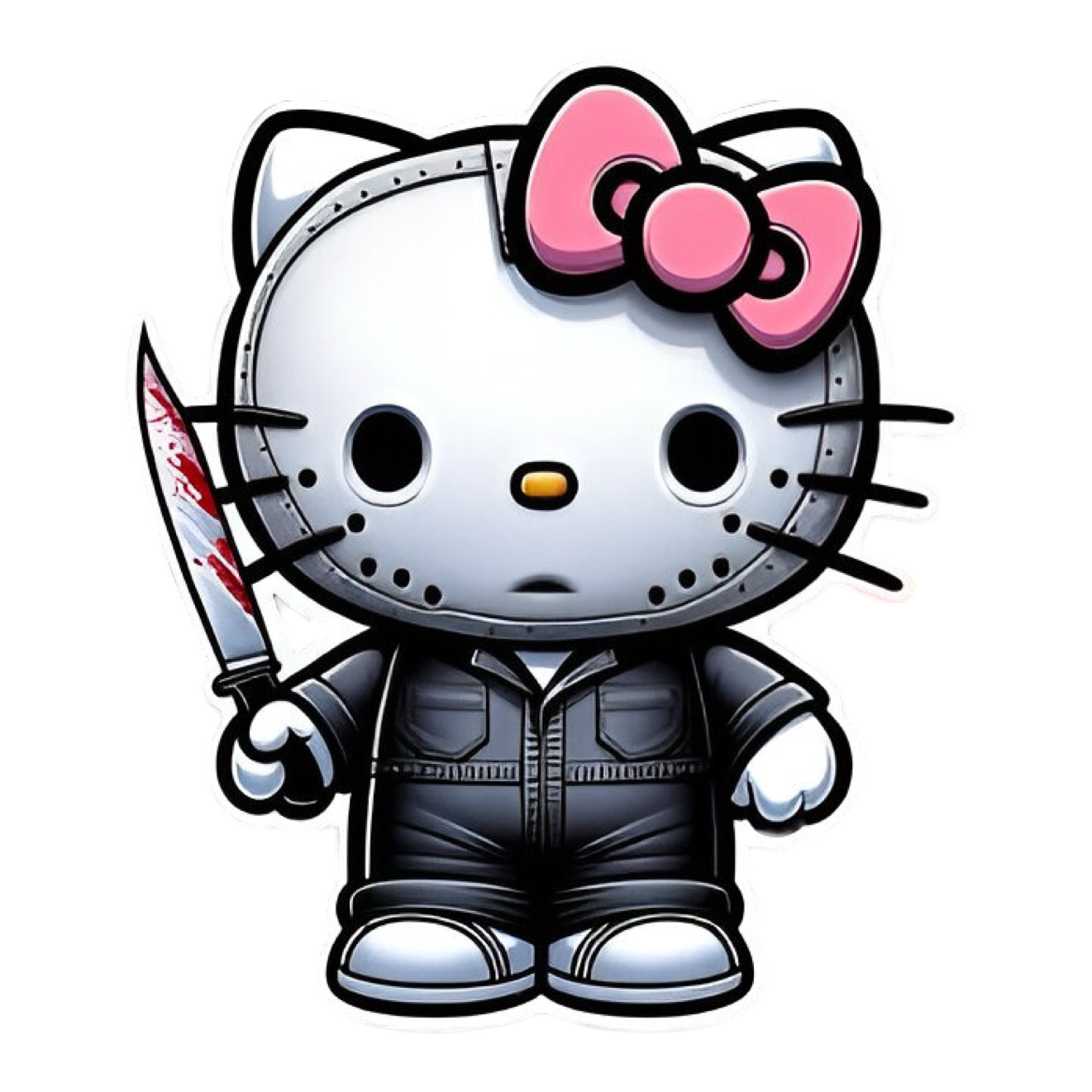 Scary Hello Kitty - Michael Myers