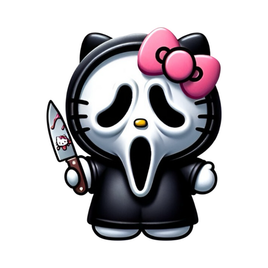 Scary Hello Kitty - Ghostface