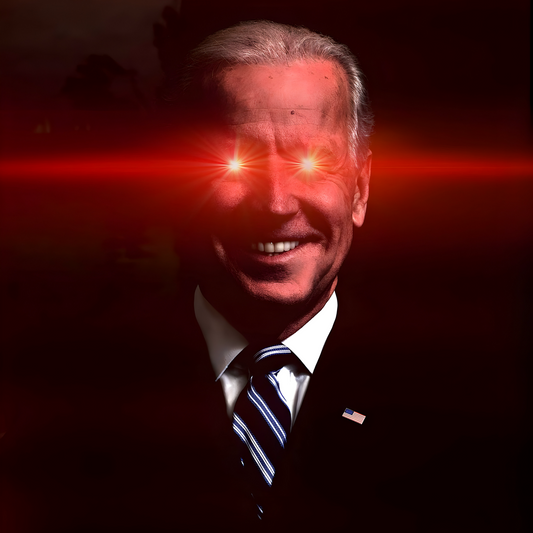 Joe Biden Laser Eyes