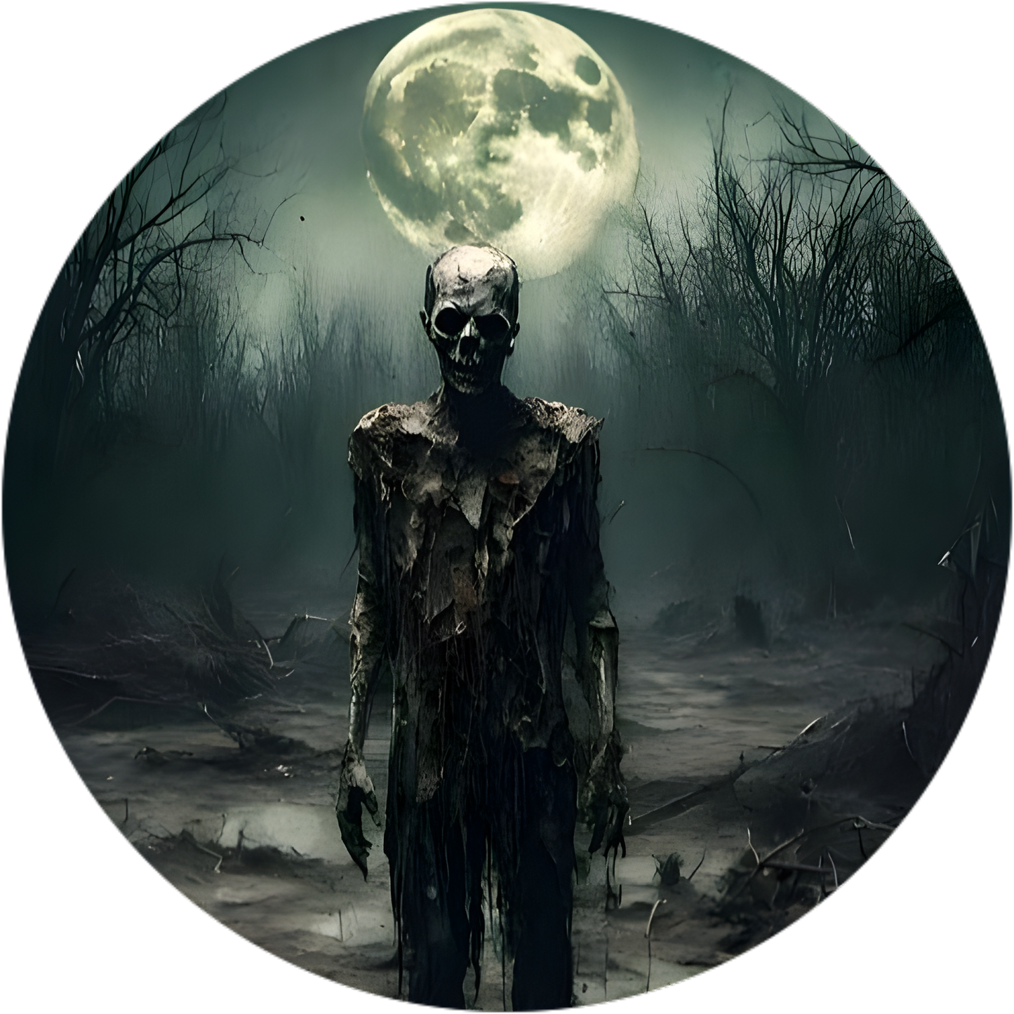 Zombie Under the Moon