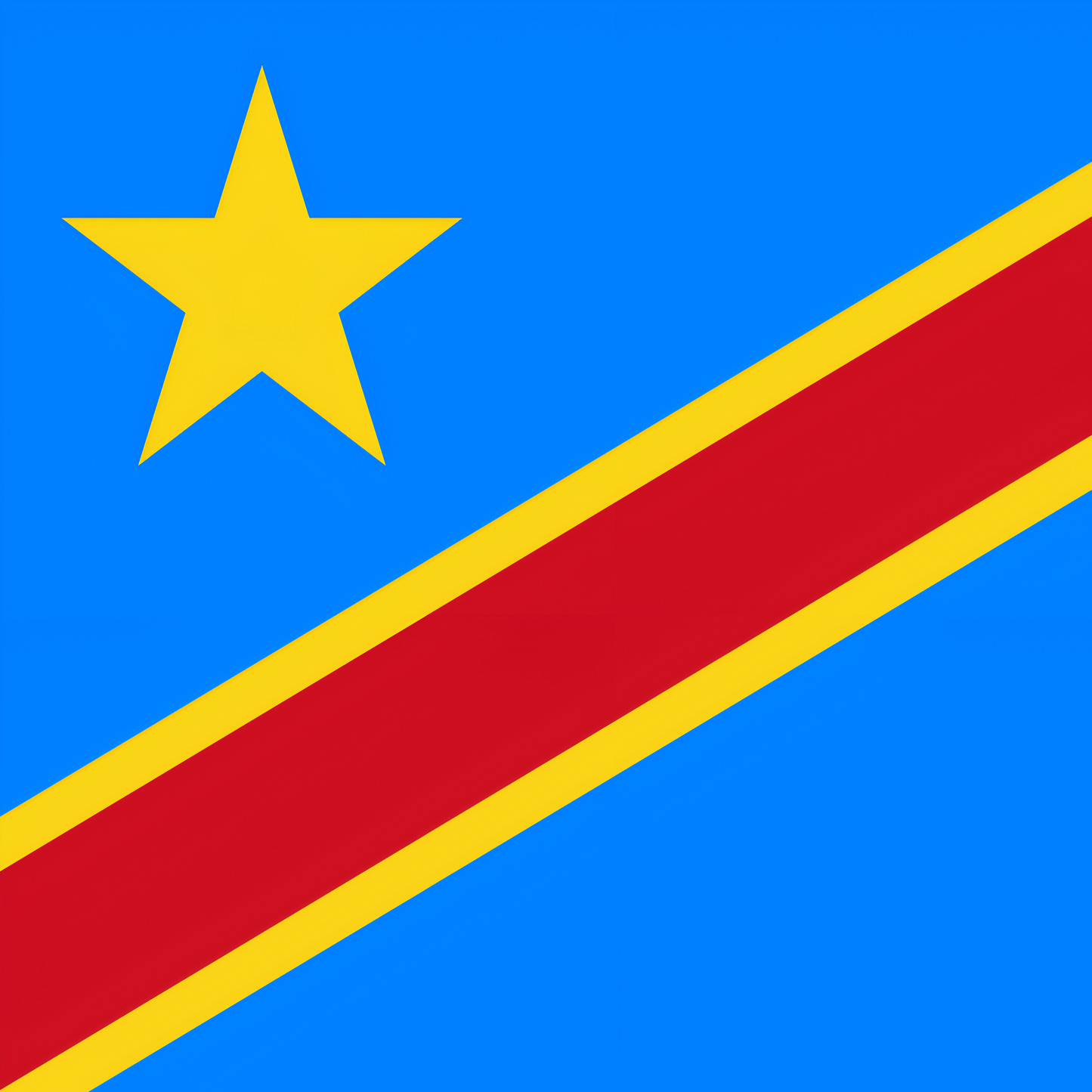 Democratic Republic of the Congo Flag