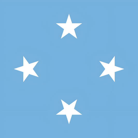 The Federated States of Micronesia Flag