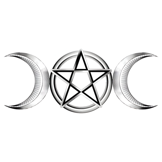 Triple Moon Wiccan Symbol